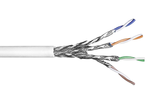Netconnect Kabel Kat.7A S/FTP 4x2xAWG22 weiss B2ca