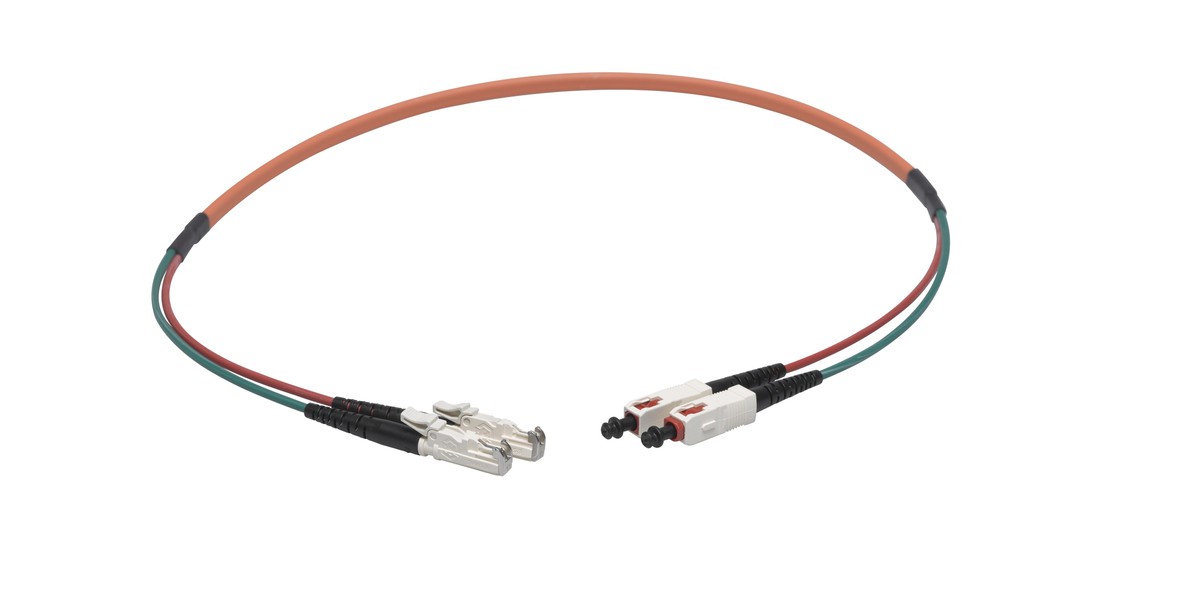 VL Dupl. Fig. 0 50/125 E2000/SC or 7.0m