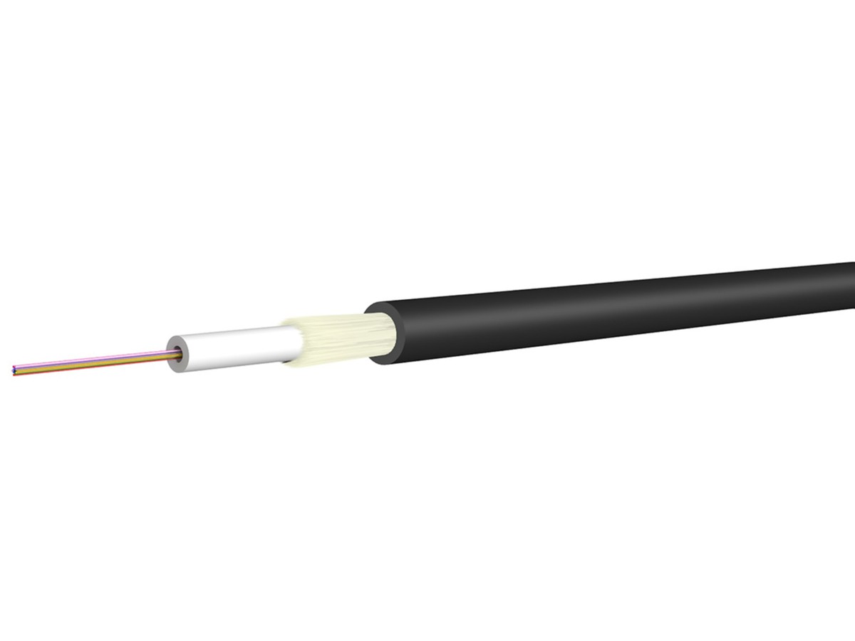 LWL Kabel H+S 48xOM3 NS LSFH 9.6mm sz Dca 9kN