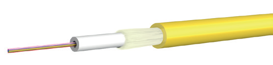 LWL Kabel  24x9/125 OS2 NS LSFH gelb d:7.0mm, jellyfree Dca, G.652.D Zugkraft: 2kN Nagetierschutz: Glasarmiert