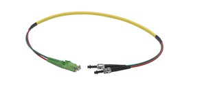 VL Dupl. Fig. 0 9/125 ST/E2000APC gb 1.0m