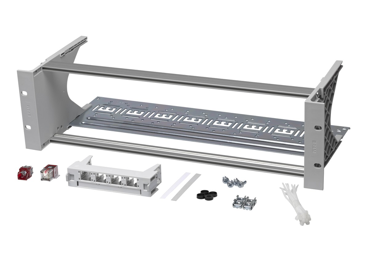 R&M Patch panel Global 19" 3U 60xRJ45/u Kat. 6A ISO