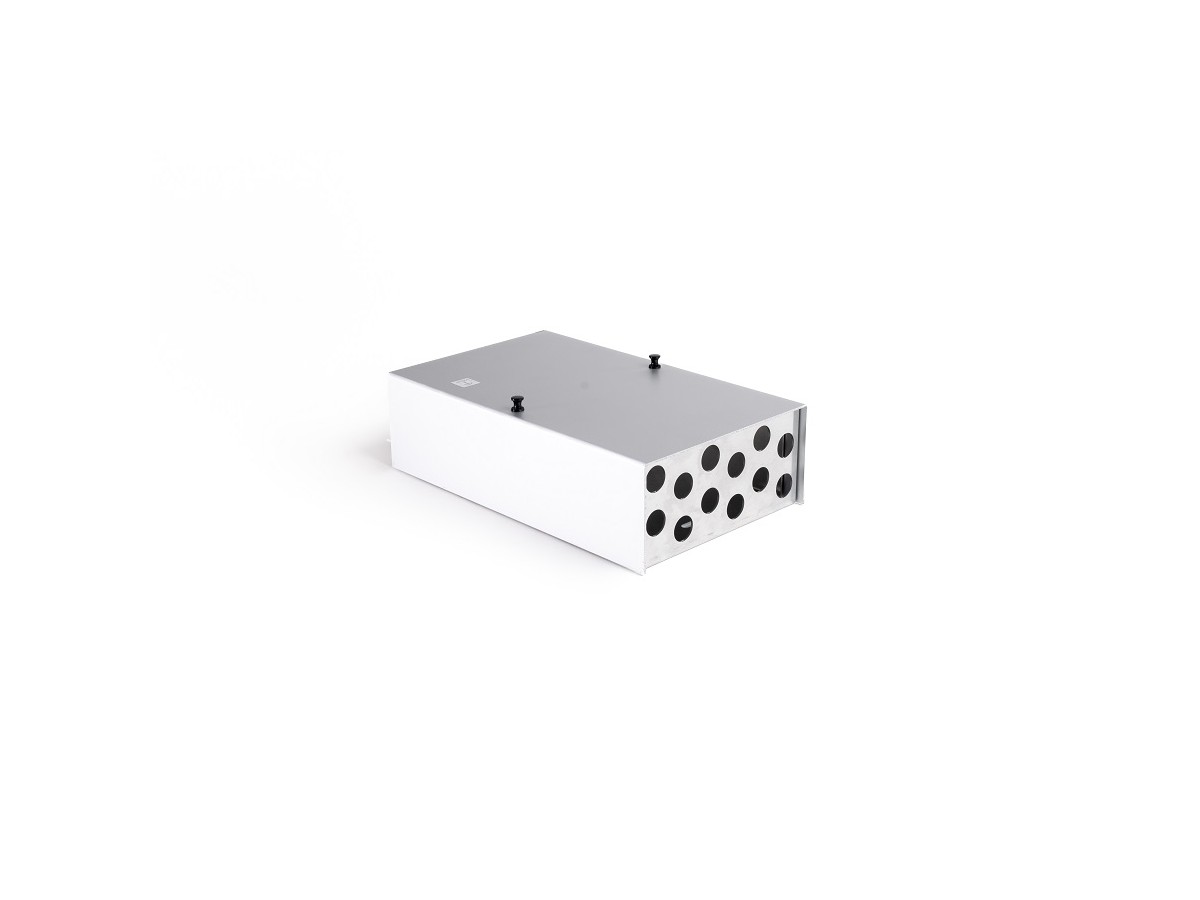 Boîte de répartition des faisceaux, grand 12xM16 Alu anodisé 250x70x150mm