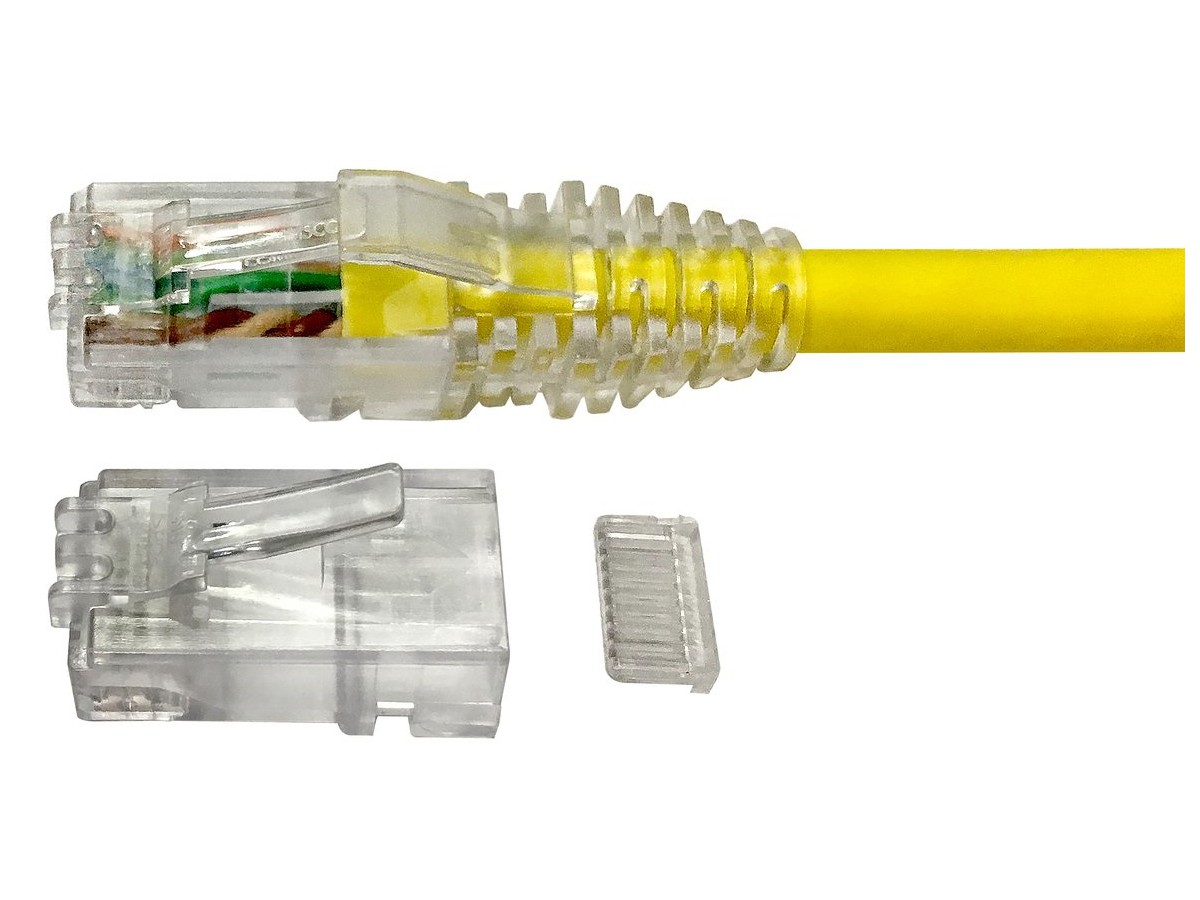 Modular Plug, (Stecker) Category 6A/6, Unshielded, Cond Insulation OD - 0.99mm, 100 pcs