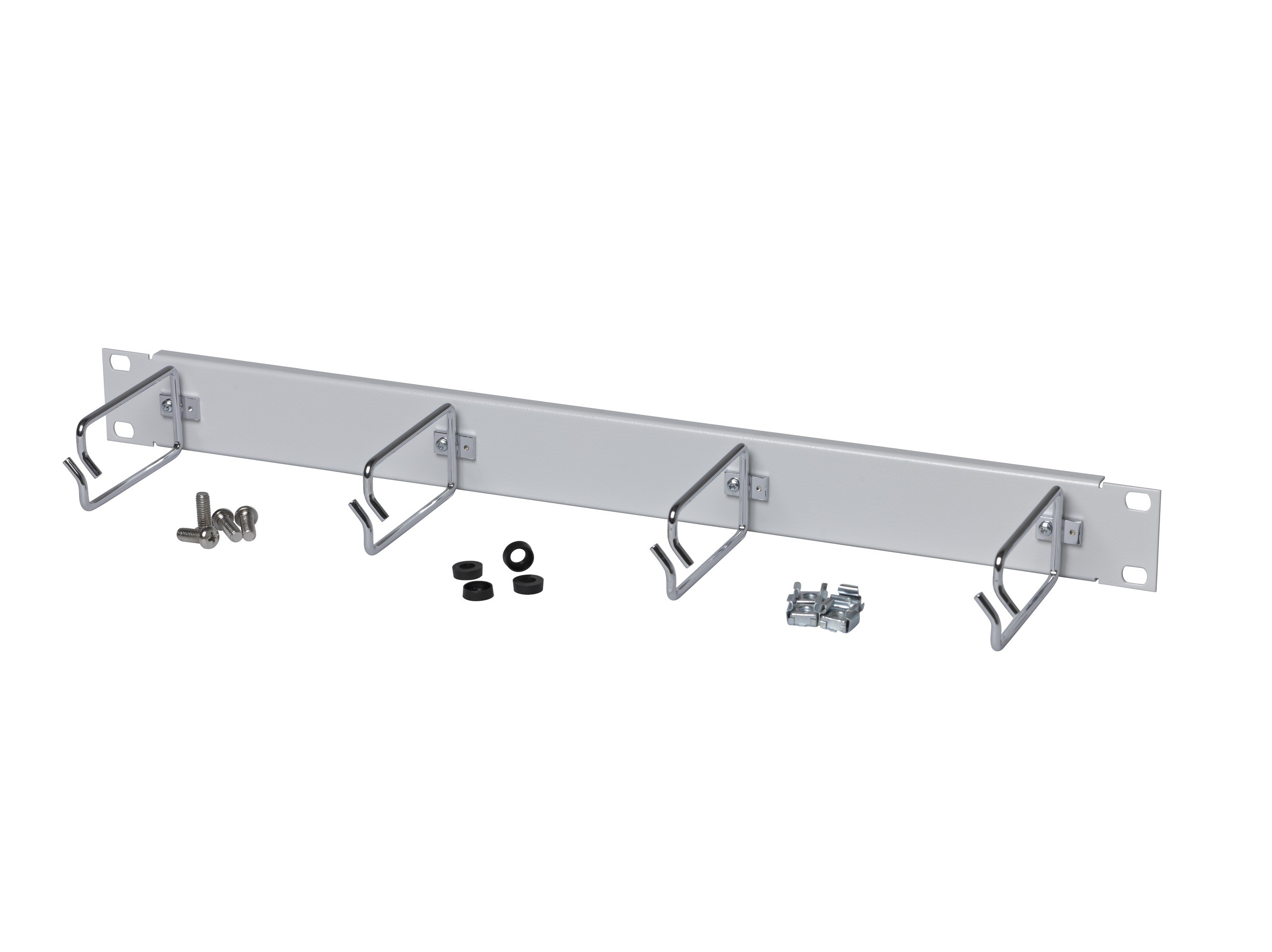 AMP 19" Rangierpl. 4 Bügel 1HE 80mm gu