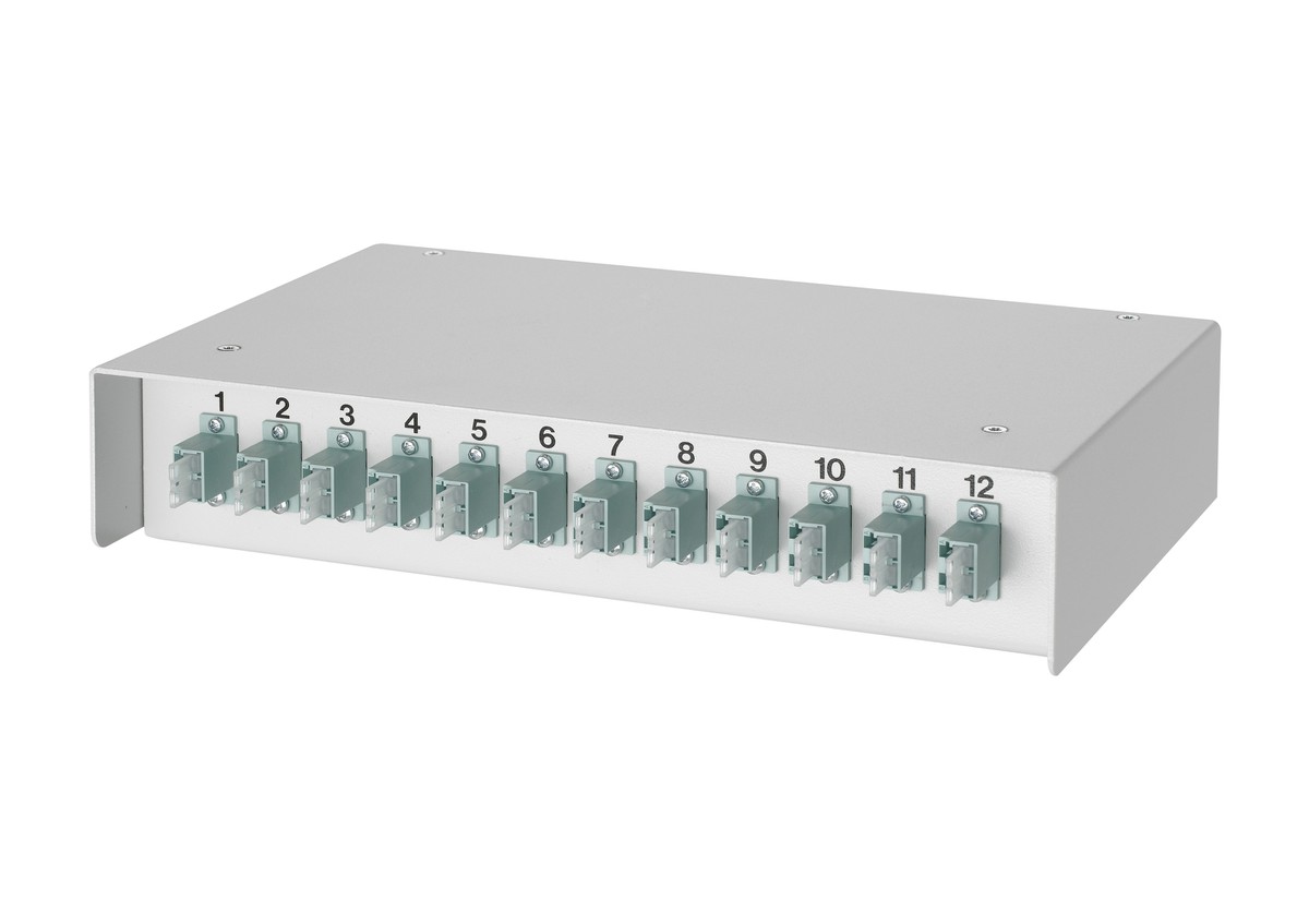 LWL AP Box zu ML 2xLC/Dupl. MST OM3 türkis