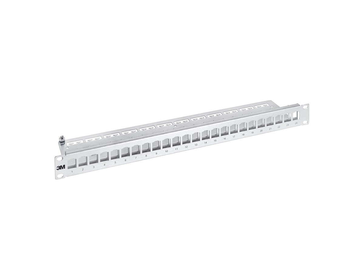 Corning  Patchpanel 16 Port 1HE leer ALU blank V-Serie