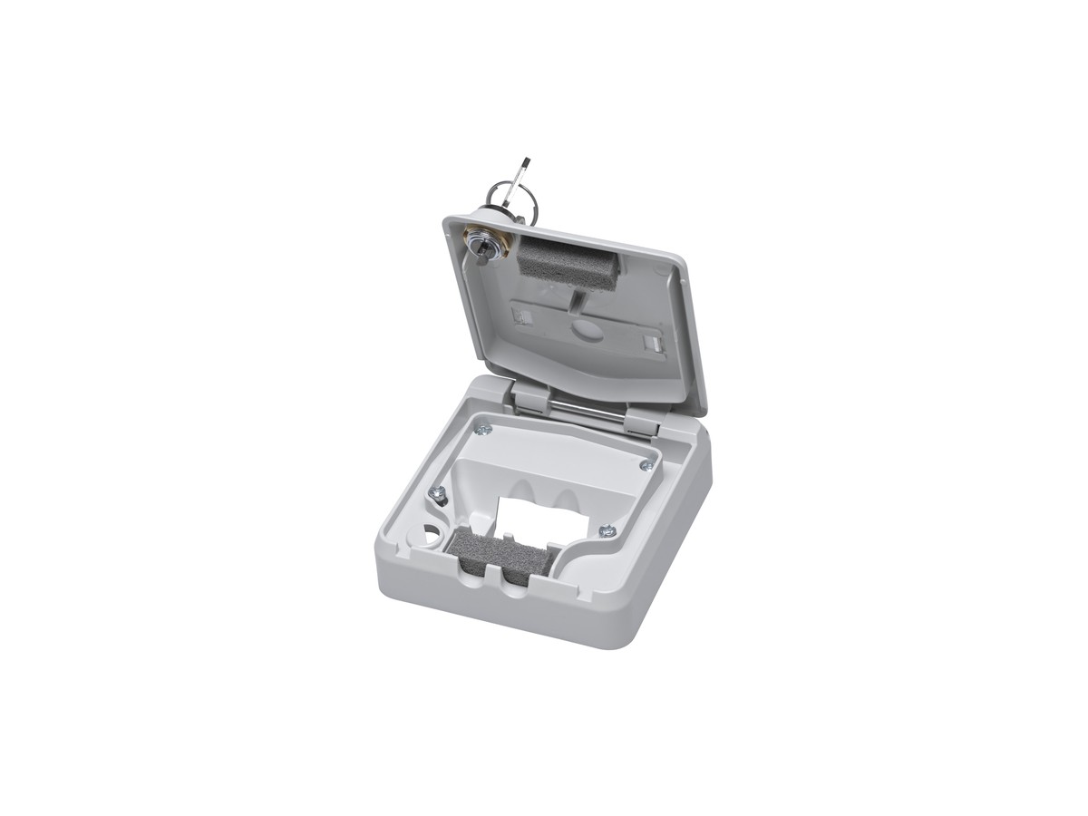 Industrie Dose IP44 für 2xRJ45 KS gu leer