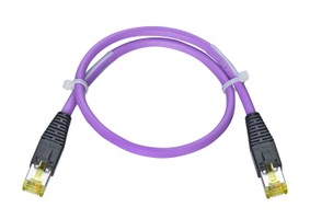 AK VBS Typ 18 RJ45 hf sz/vio/sz Kat.6A 5.0m vio Kabel: Uninet 7702 S/FTP violet Stecker: Hirose TM-31