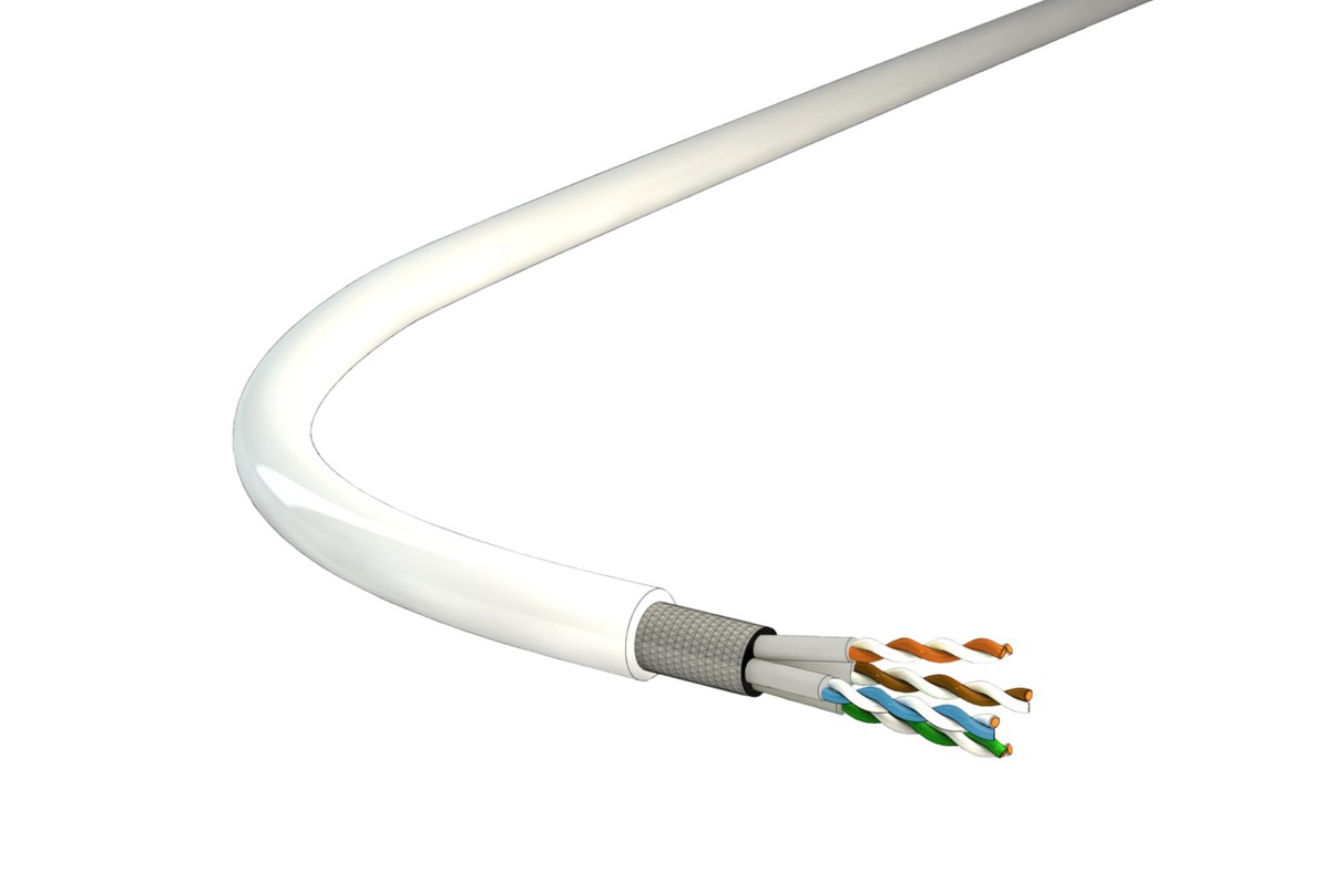 Multinet 722 Kat.7A S/FTP 4x2xAWG22 LSHF weiss Cca NVP76