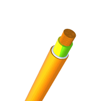 Câble PUR 1x50 PE orange Eca