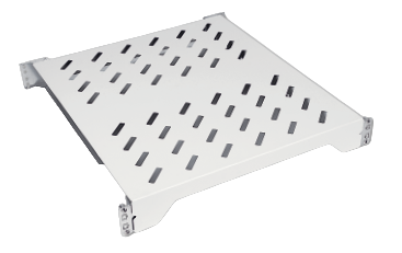 Console fixe 19“ 500mm 4P 100kg RAL7035