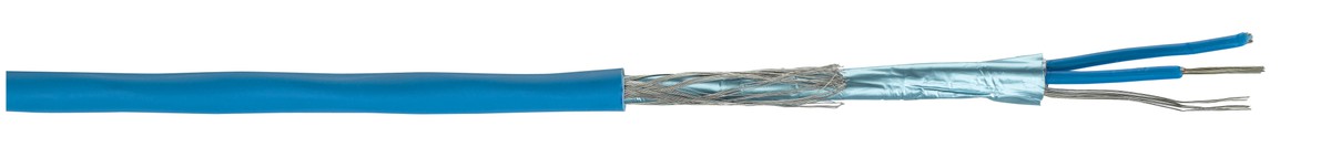 Eigens. Kabel 2x2x0.75 Nr. (St)CY hf blau
