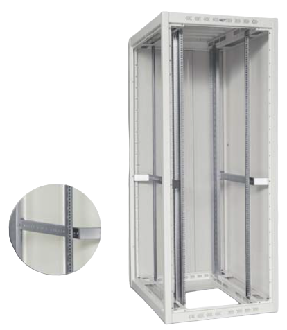 19“ Profilschiene Pratik (ASA-Lochung) 42HE (Paar)