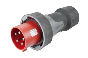 CEE Stecker 125A 5P 400V PowerTOP Xtra IP67 6H mit Zugentlastung