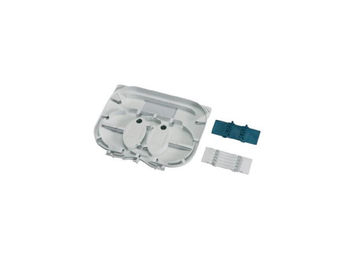 Corning Cassette d'épissure 10 mm avec support pour 12 protecteurs d'épissure ANT et thermorétractables