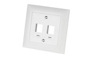 Prise ENC EDIZIOdue 2x keystone vide blanc