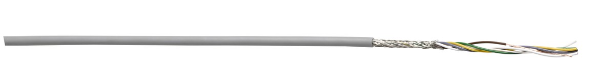 Câble de comm. LIYCY 8x0.75 DIN PVC gris