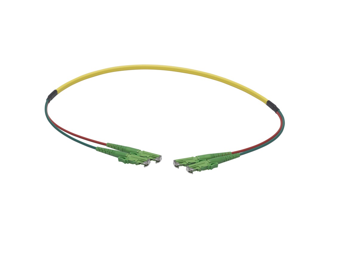 VL Dupl. Fig. 0 9/125 E2000APC/E2000APC gn 10.0m