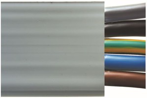 Flachkabel 5x16 LNPE hf lichtgrau B2ca