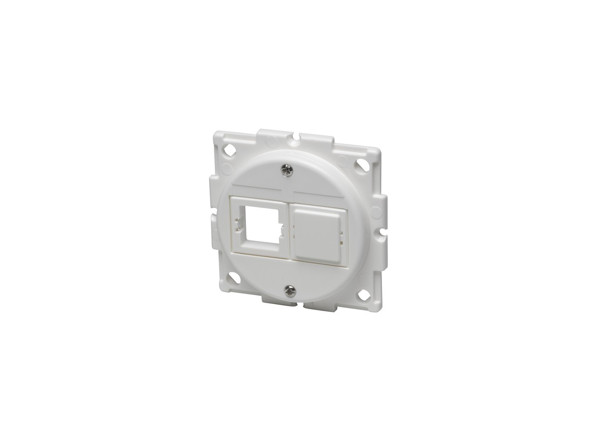Prise BK Basico pour 2xRJ45 insert blanc