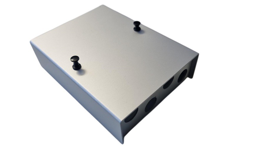 Boîte de répartition des faisceaux, petite 4xM16 Alu anodisé 150x40x110mm