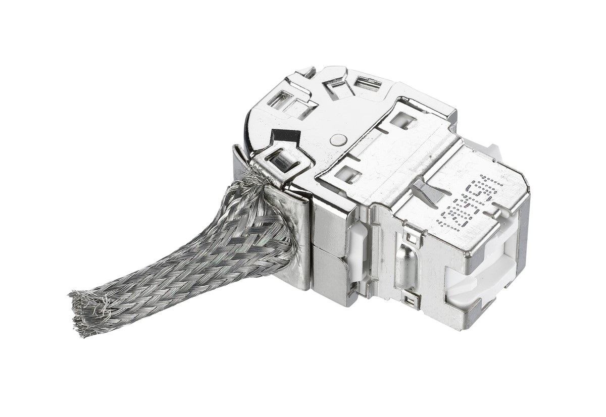 Corning RJ45 Jack Cat.6a STP V500S Trois introduction de câble