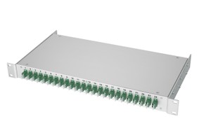 LWL 19" KEV 1HE zu ML 8xLC/APC Dupl. MST