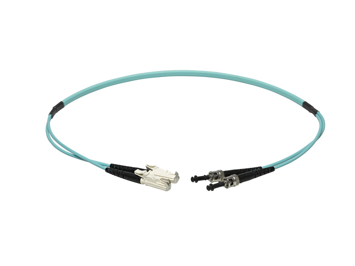 VL Dupl. Fig. 0 50/125 OM3 ST/E2000 tk 3.5m