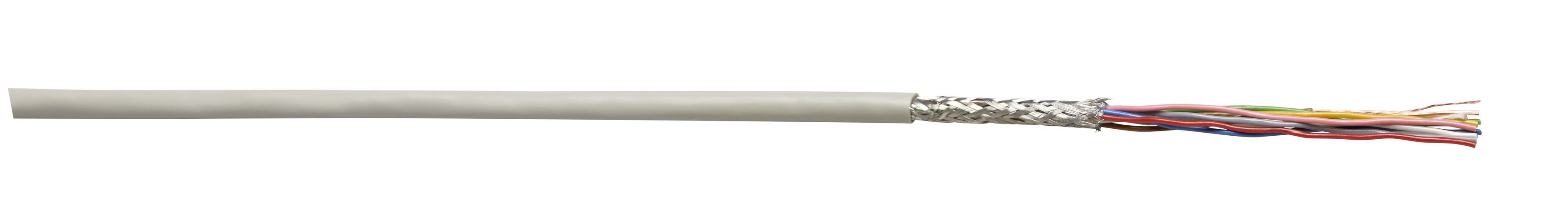 Câble de comm.  LIYCY-TP 5x2x0.14 DIN PVC gris