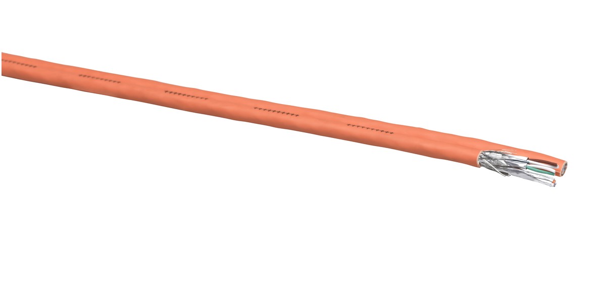 CU 7002 Kat.7 S/FTP 2x(4x2x0.57) LSOH orange NVP81 AWG23 Dca