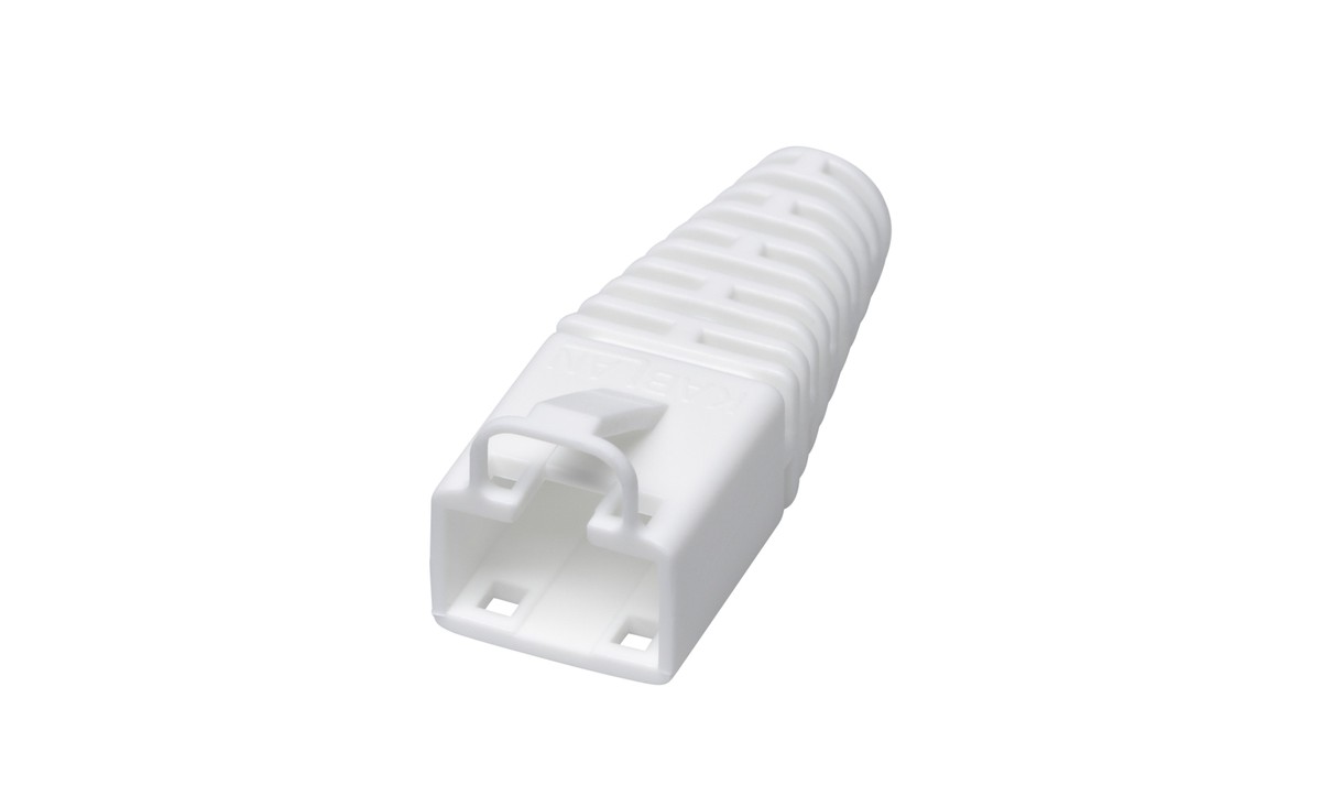 Kablan Kat.6 RJ45 Haube weiss Ø6mm