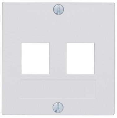 LAN MA60 Prise droite 2x Keystone EDIZIOdue 20 blc