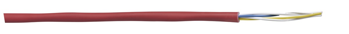 Brandmeldekabel 2x2x0.8 hf rot Dca