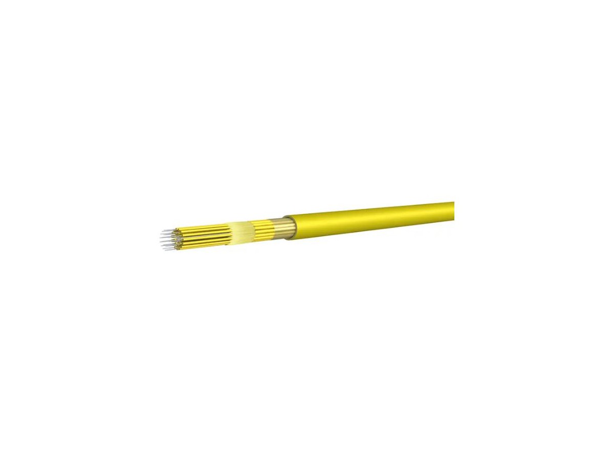 FO Breakout 1.4mm H+S 24x9/125 LSFH 10.6mm jaune Cca