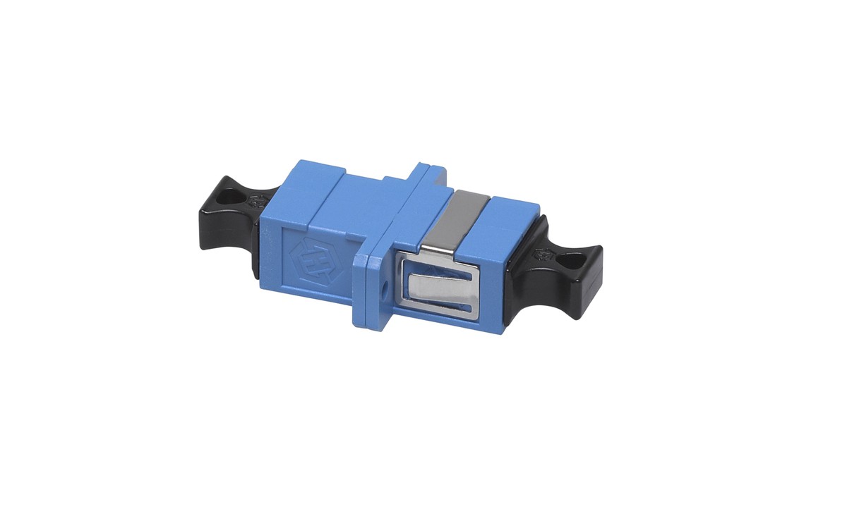 LWL MST Singlemode SC/PC Simplex blau mit Flansch