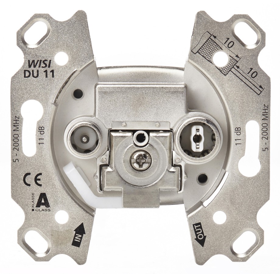 2-Loch Breitbanddose, 11 dB, 2GHz, EB