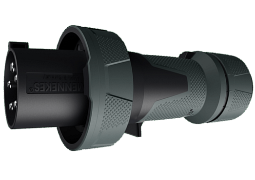 CEE Fiche mobile 125A 5P 400V PowerTOP Xtra IP67 noir