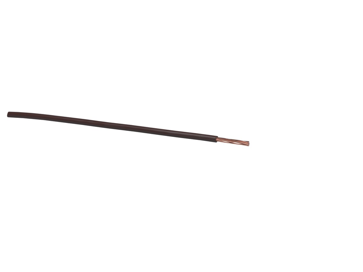 Corde-T 10 mm2 brun Eca