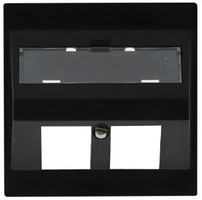 LAN UP Prise de sortie inclinée 2x Keystone EDIZIOdue 19 nr