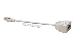 UKV-Splitter Ethernet-Ethernet getrennt 0.2m 12/36-12/36