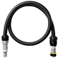 Rallonge aluminium Gdv noir 1x150 conf. fiche/prise PowerSafe 100m