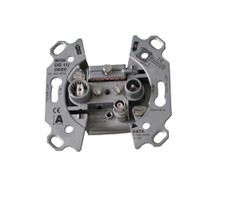 Radio-TV-Daten-Steckdose 11 dB 5-65 MHz Einbaudose (Gr.I)