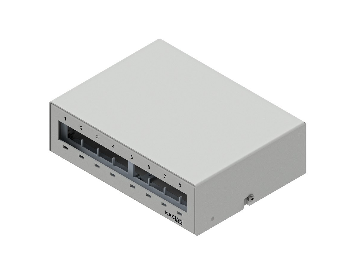 KABLAN AP Box 8x Keystone métal gris