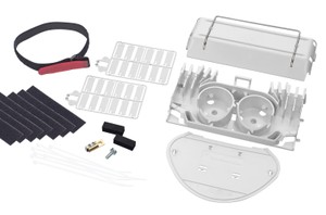 LWL-Set zu HAK 10 H/20 H V3 • Montageanleitungen (D+F) • FAS-Block für Fasermanagement • Deckel zu Spleisskassette • Abfangung für Zentrales Stützelement • 2 Schaumstoffeinlagen zu FAS-Block • 1 Klettband mit Öse für Fixierung Spleisskassetten • 10 Kle...