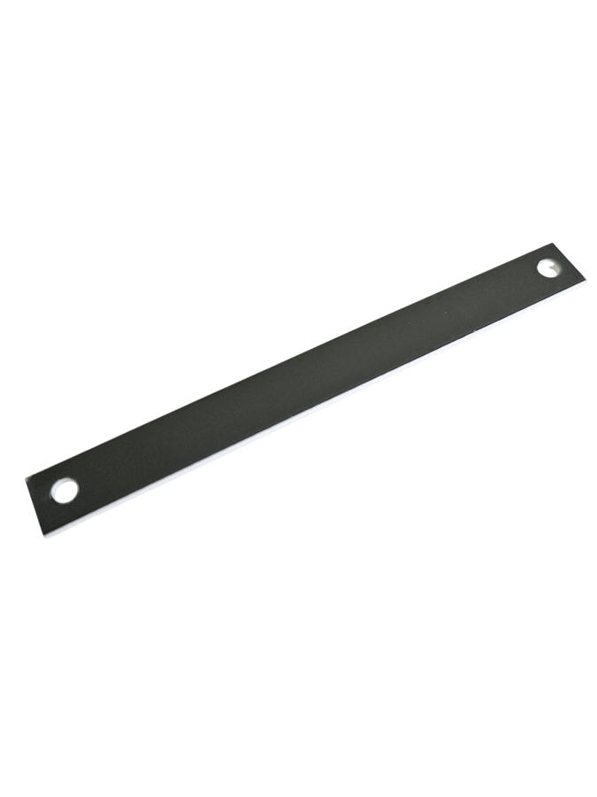 Schild grau/weiss 100x10mm ungraviert