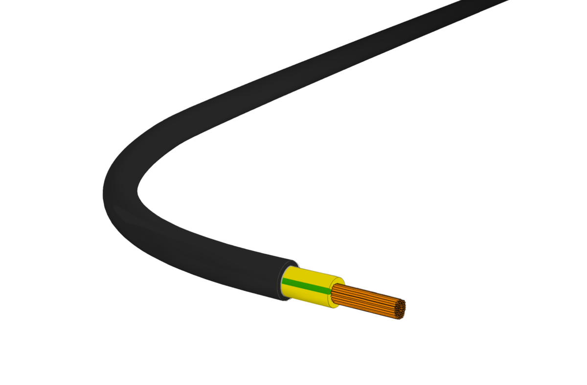 Soil flex 1x25 PE hf schwarz Eca