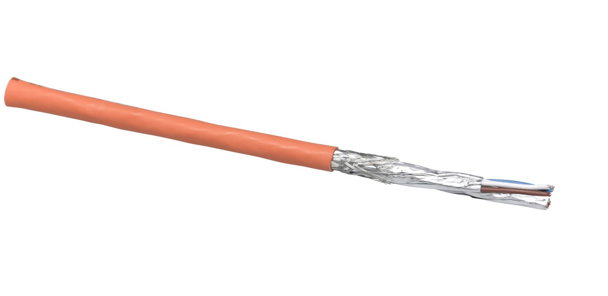 CU 7002 Kat. 7 S/FTP 4x2x0.57 LSOH orange NVP81 AWG23 Dca