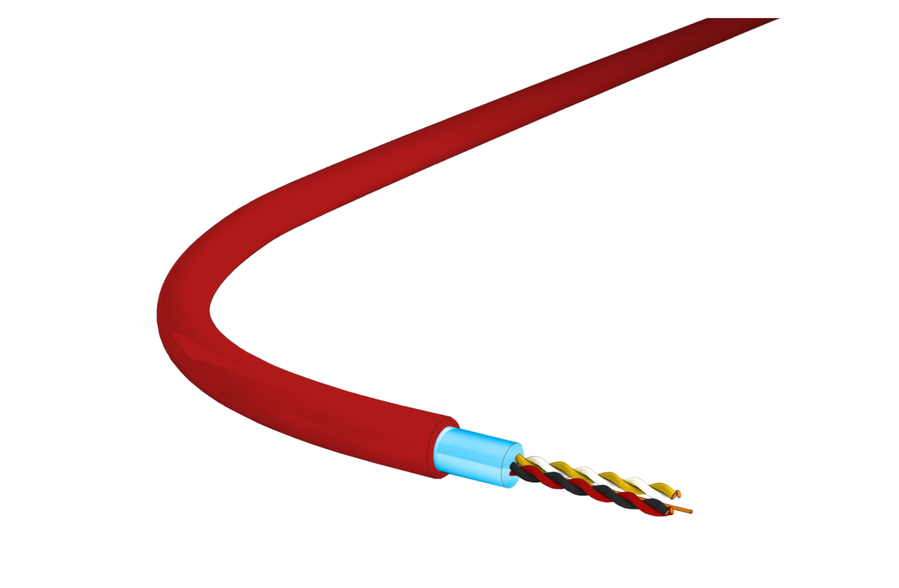 BM JE-H(ST)H 2x2x0.8 FE180 E30-E90 rot B2ca Dätwyler