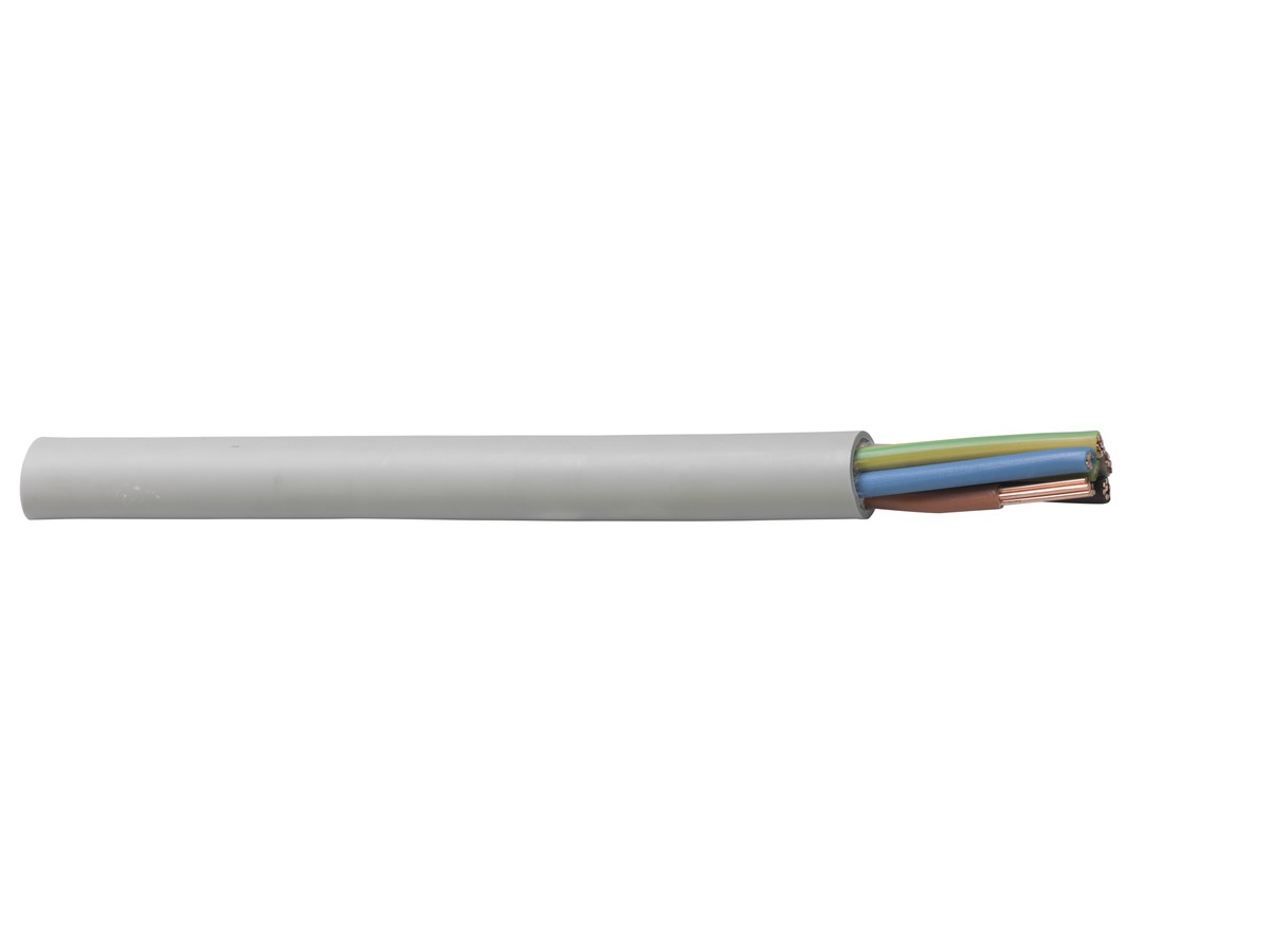 TT Kabel 5x10 LNPE Seil PVC grau Eca